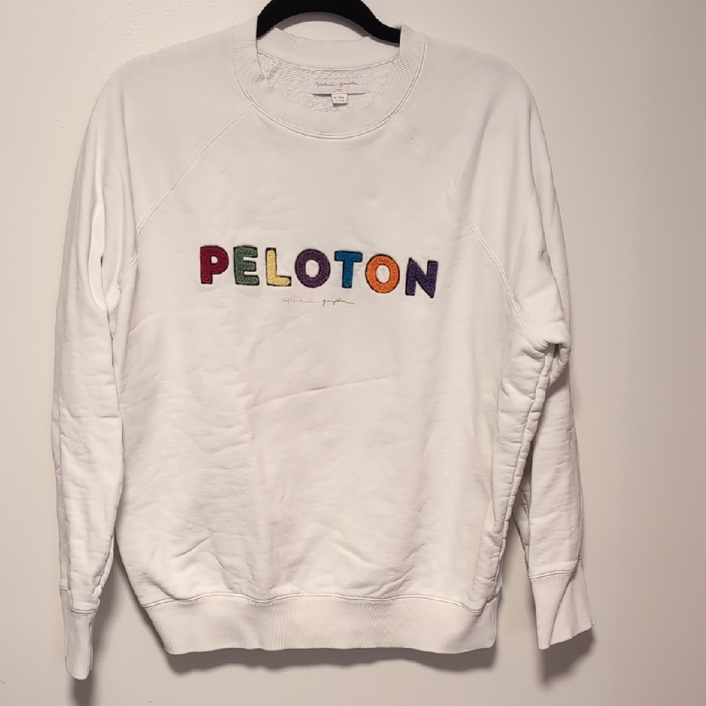 Peloton White Sweatshirt